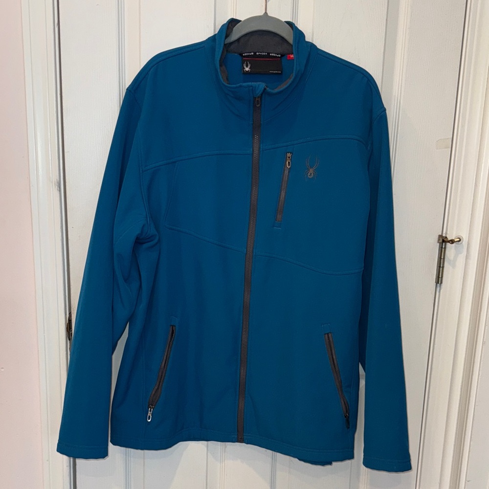 Men’s Spyder Teal Full-Zip Jacket